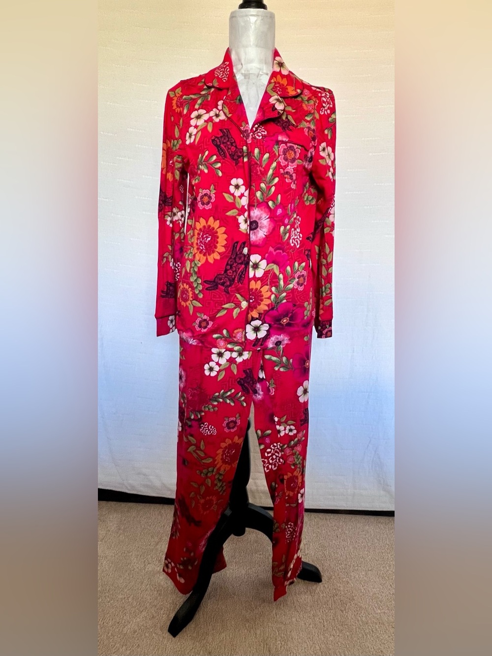 Johnny Was The Carly Pajama Set Sz M